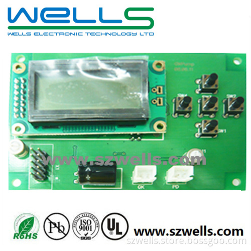 2 Layer PCBA with LCD Screen, PCB Assembly
